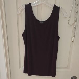 Chico's Travelers Collection Women's Sleeveless Top - Deep Purple Chico's Size 3